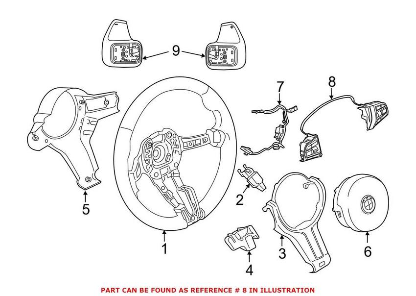 BMW Combination Switch 61317849407